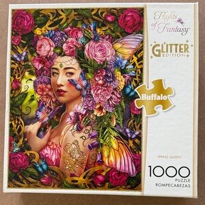 Buffalo Spring Queen Glitter Edition Puzzle - 1000 Pieces